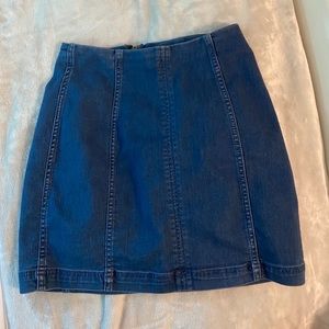Free People Denim Skirt